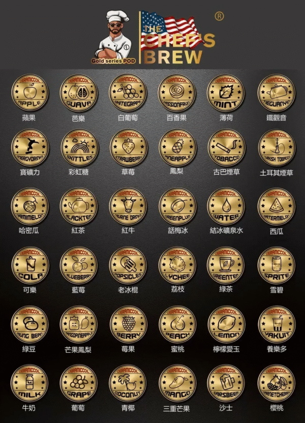 美國廚師-02.png 美國廚師煙彈❤️3顆入❤️新包裝口味巨多超讚